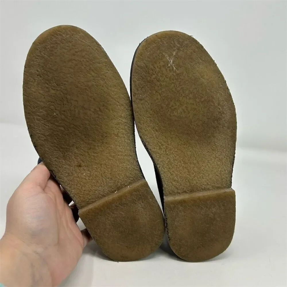 MG Italian Made Lace Up Chukka Boots Size 39 Brown Suede Lace Up Casual
